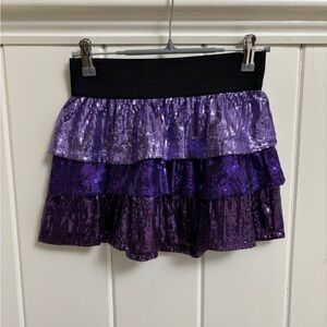 The Children’s Place Girls size 10 Purple Sequin Skirt